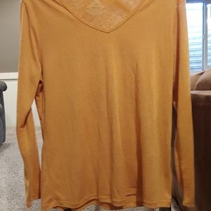 Mustard long sleeve top